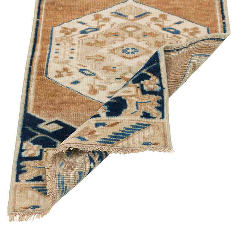Vintage Turkish Hand-Knotted Rug - 1' 7" x 2' 9" (19" x 33") - K0079532