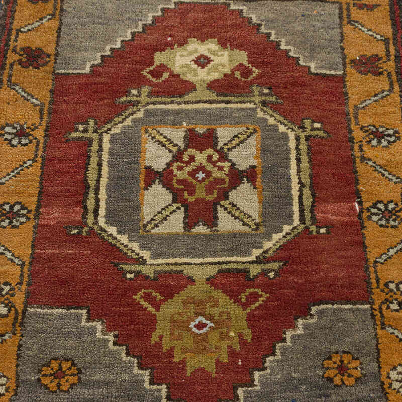 El Dokuma Vintage Halı - 53 cm x 79 cm - K0079535