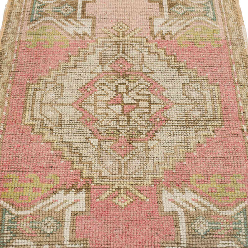 El Dokuma Vintage Halı - 57 cm x 94 cm - K0079541