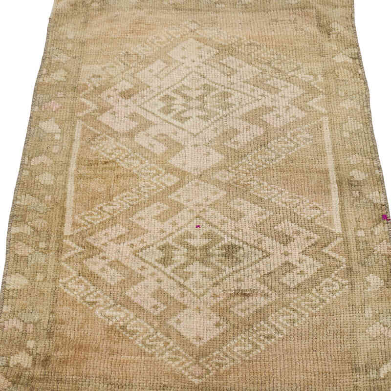 Vintage Turkish Hand-Knotted Rug - 1' 9" x 2' 10" (21" x 34") - K0079542