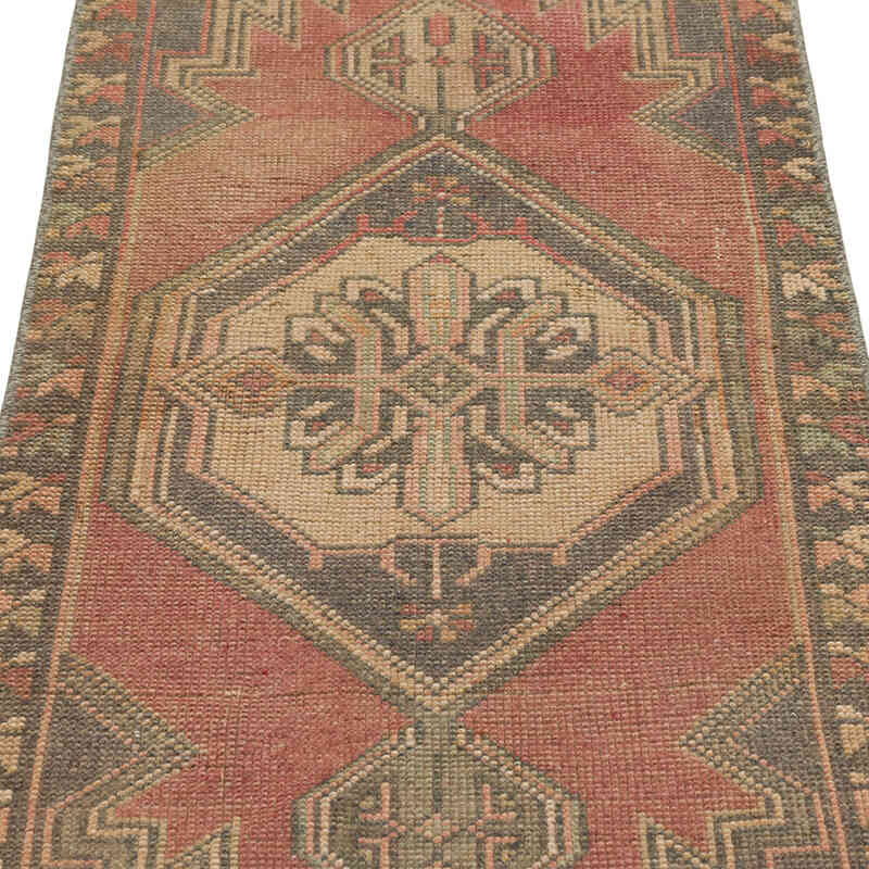 Vintage Turkish Hand-Knotted Rug - 1' 8" x 3' 5" (20" x 41") - K0079549