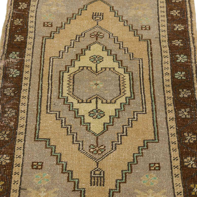 Vintage Turkish Hand-Knotted Rug - 1' 8" x 2' 10" (20" x 34") - K0079553