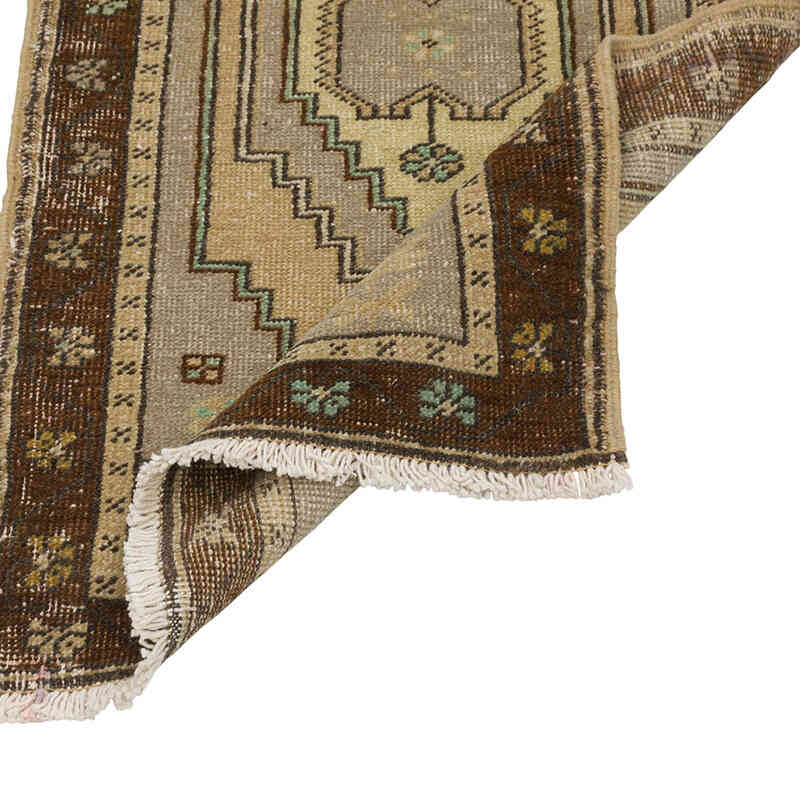 Vintage Turkish Hand-Knotted Rug - 1' 8" x 2' 10" (20" x 34") - K0079553