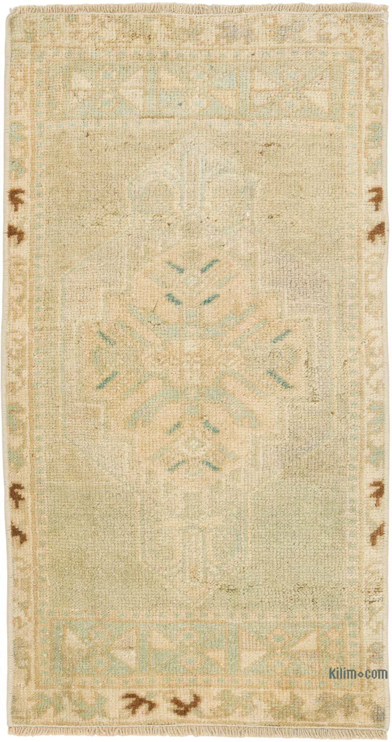 Alfombra Vintage Turca Anudada a Mano - 43 cm x 80 cm - K0079555