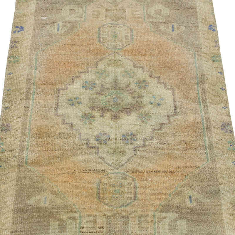 Alfombra Vintage Turca Anudada a Mano - 45 cm x 86 cm - K0079560