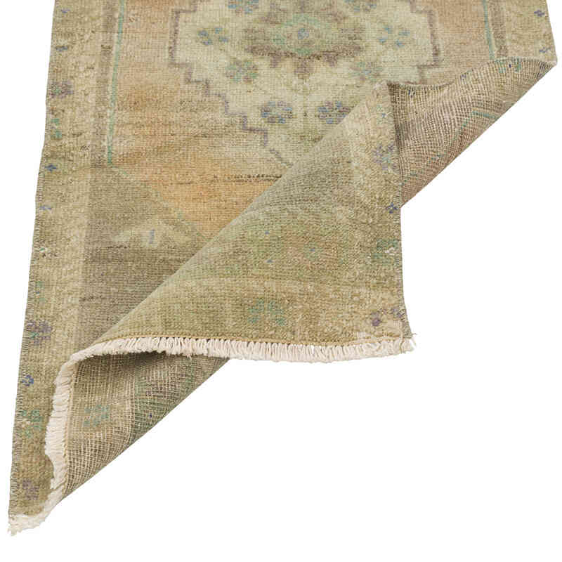 Alfombra Vintage Turca Anudada a Mano - 45 cm x 86 cm - K0079560
