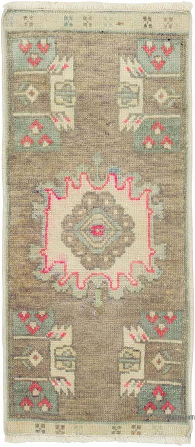 El Dokuma Vintage Halı - 40 cm x 91 cm