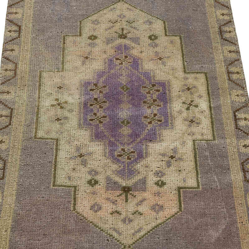 Vintage Turkish Hand-Knotted Rug - 1' 8" x 3' 1" (20" x 37") - K0079567