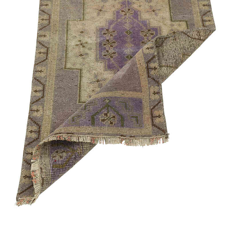 Vintage Turkish Hand-Knotted Rug - 1' 8" x 3' 1" (20" x 37") - K0079567
