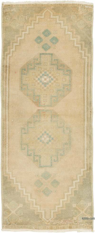 El Dokuma Vintage Halı - 50 cm x 123 cm