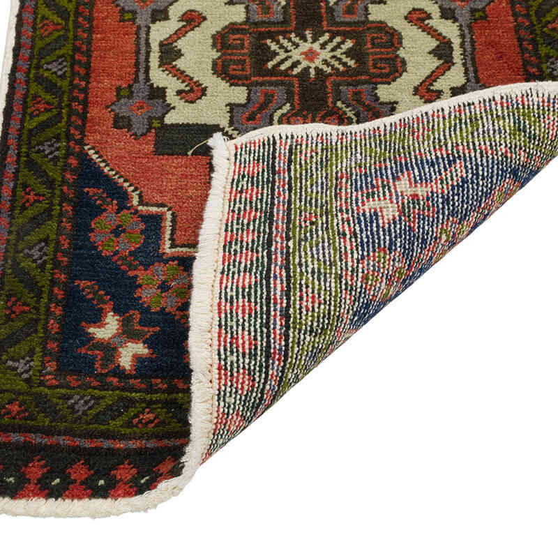 Alfombra Vintage Turca Anudada a Mano - 57 cm x 94 cm - K0079570