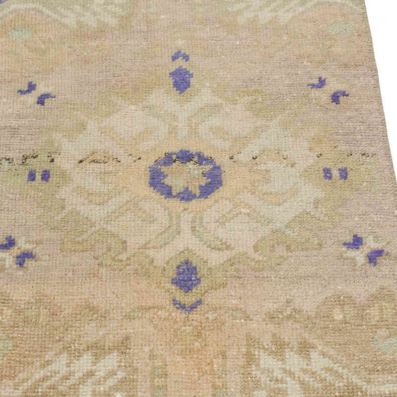 El Dokuma Vintage Halı - 45 cm x 87 cm - K0079571