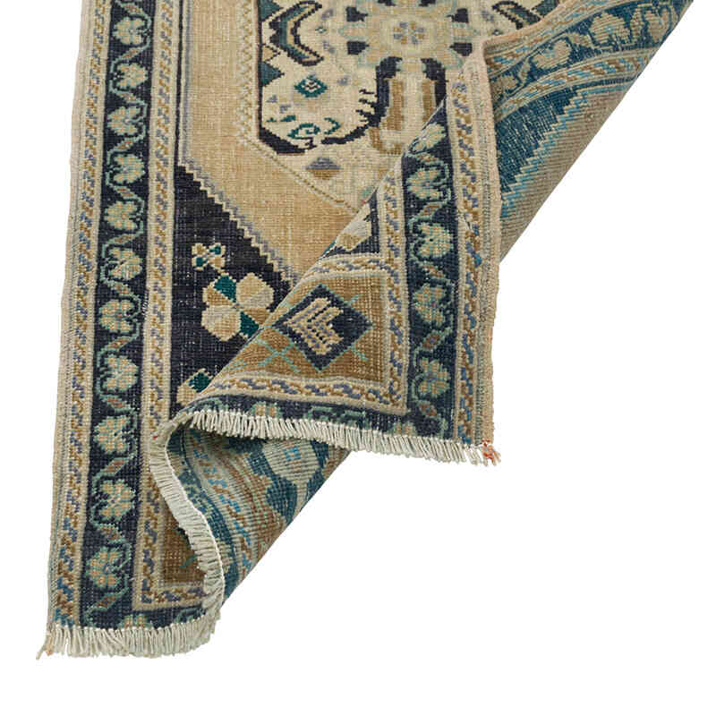 El Dokuma Vintage Halı - 48 cm x 93 cm - K0079572