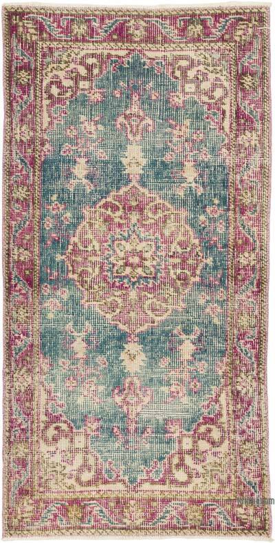 El Dokuma Vintage Halı - 50 cm x 99 cm