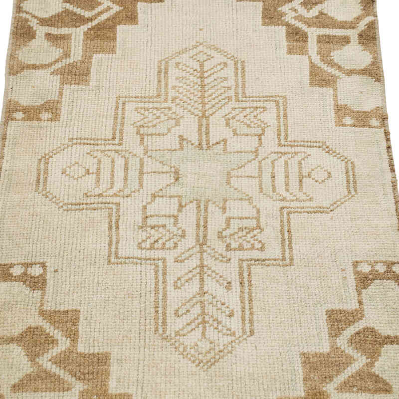 El Dokuma Vintage Halı - 47 cm x 80 cm - K0079584