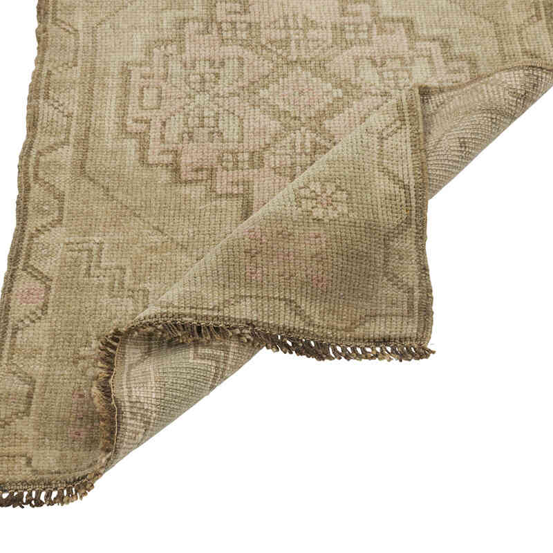 Alfombra Vintage Turca Anudada a Mano - 56 cm x 100 cm - K0079588
