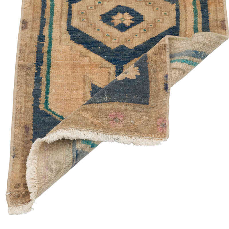 El Dokuma Vintage Halı - 40 cm x 83 cm - K0079590
