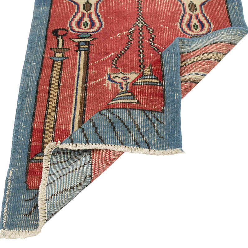 Vintage Turkish Hand-Knotted Rug - 2' 3" x 3' 5" (27" x 41") - K0079593