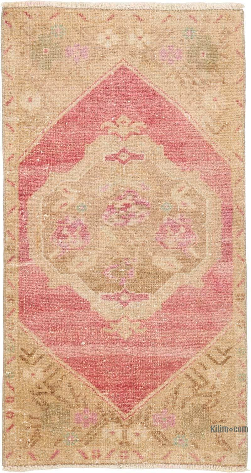Vintage Turkish Hand-Knotted Rug - 1' 8" x 3' 1" (20" x 37") - K0079598