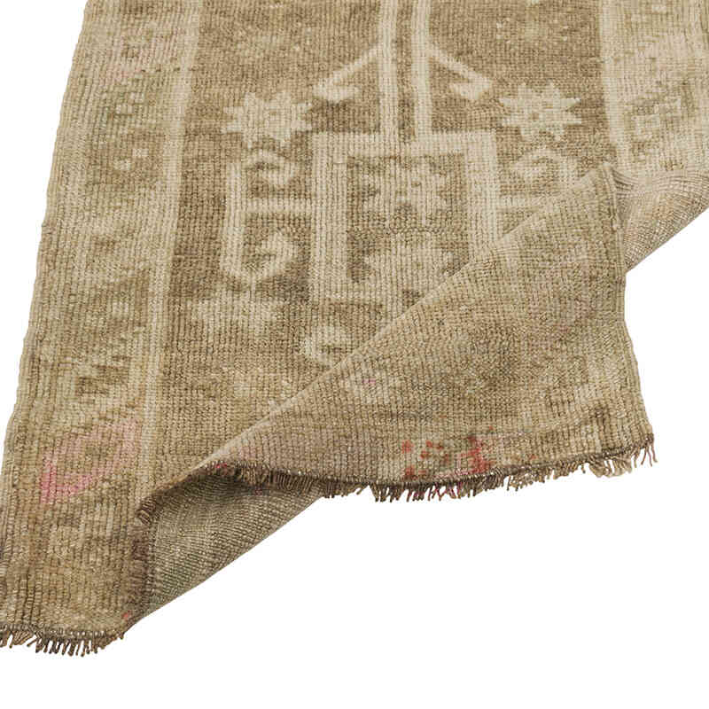 El Dokuma Vintage Halı - 55 cm x 86 cm - K0079617