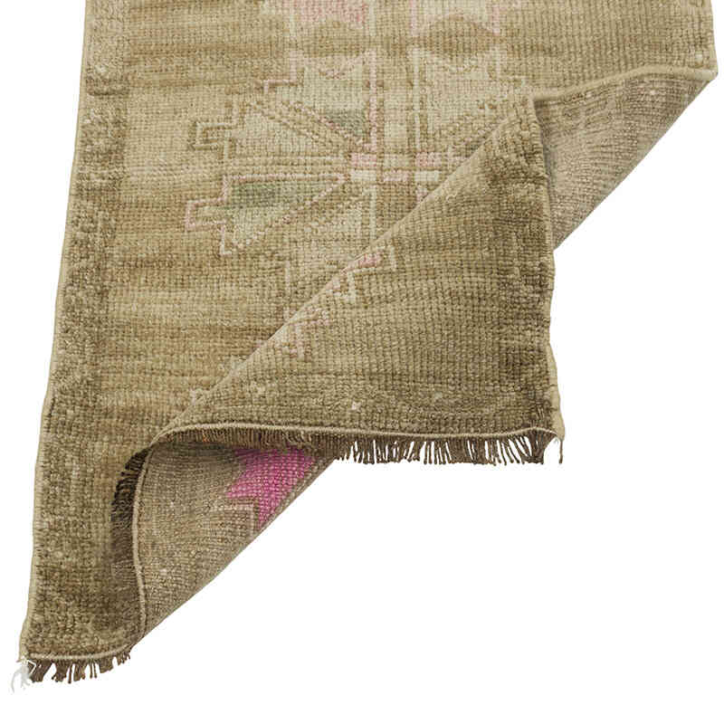 El Dokuma Vintage Halı - 48 cm x 76 cm - K0079618