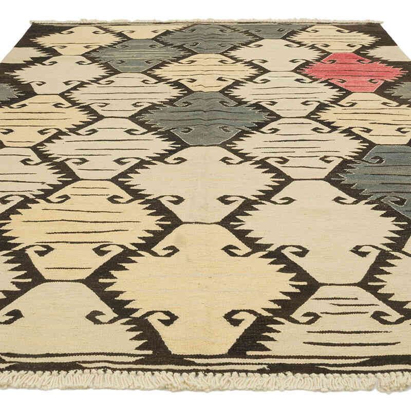 Yeni Kök Boya El Dokuma Kilim - 206 cm x 296 cm - K0080073