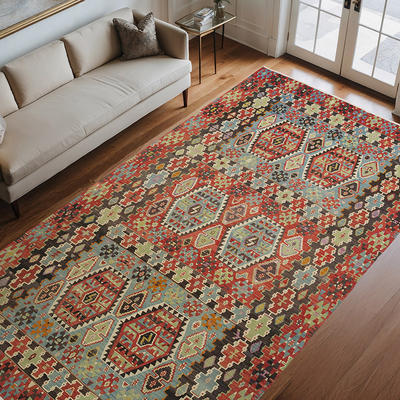 Alfombra Vintage Esme Kilim - 193 cm x 330 cm - K0080077