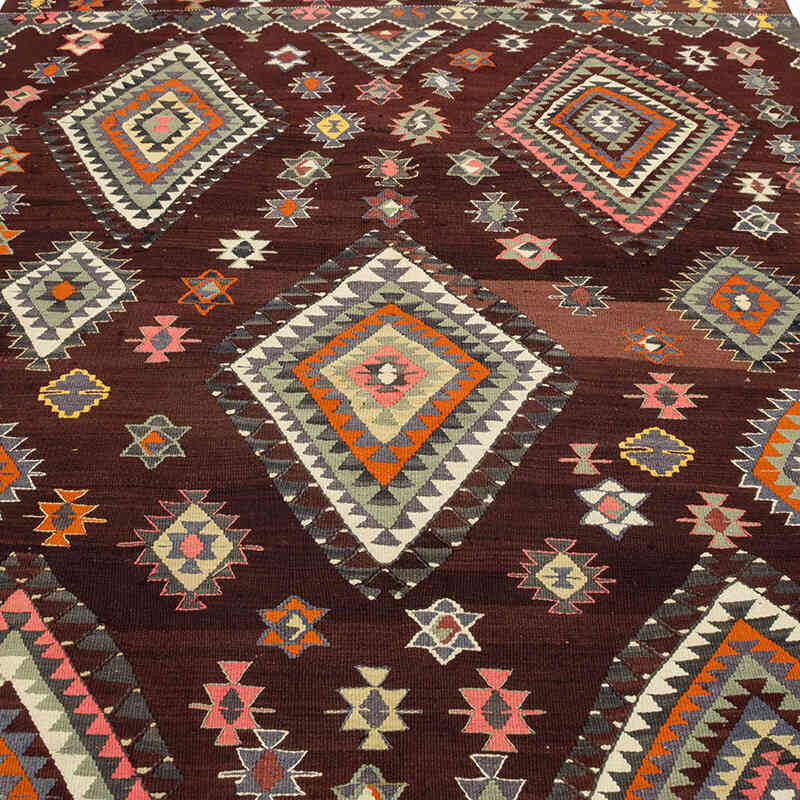Vintage Karakecili Kilim Rug - 5' 10" x 8' 8" (70" x 104") - K0080082
