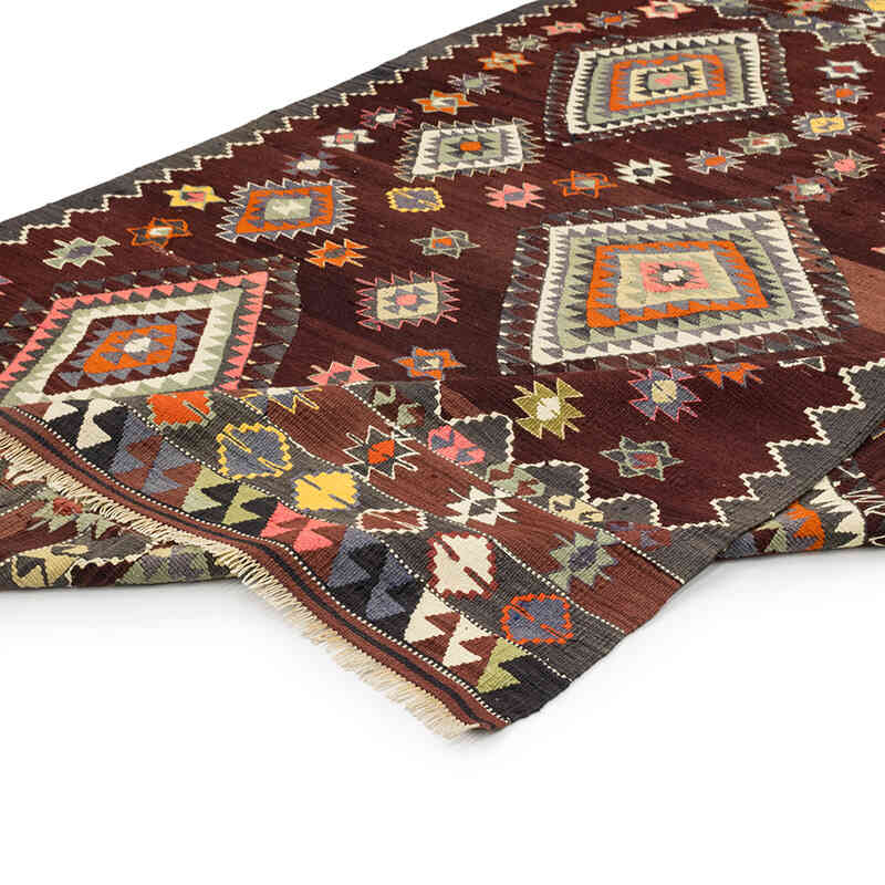 Vintage Karakecili Kilim Rug - 5' 10" x 8' 8" (70" x 104") - K0080082