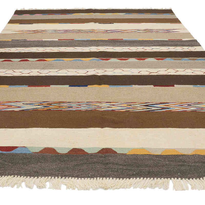 Nueva Alfombra Turca Kilim - 200 cm x 298 cm - K0080086