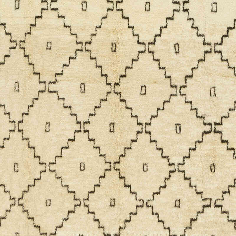 New Moroccan Style Hand-Knotted Tulu Rug - 8' 5" x 10' 4" (101" x 124") - K0080089