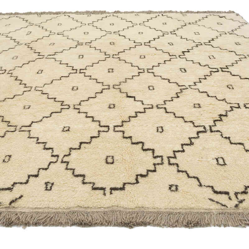 New Moroccan Style Hand-Knotted Tulu Rug - 8' 5" x 10' 4" (101" x 124") - K0080089