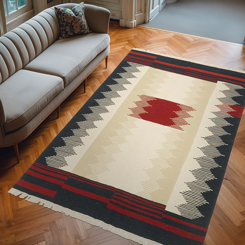 Nueva Alfombra Turca Kilim - 202 cm x 310 cm - K0080091