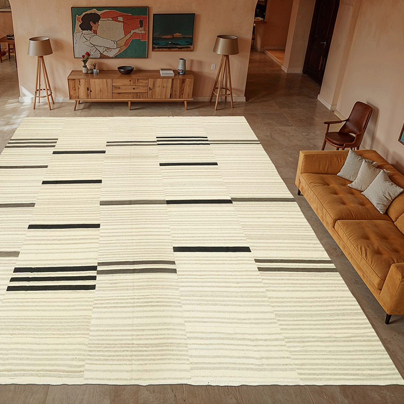 New Turkish Kilim Rug - 13' 9" x 16' 10" (165" x 202") - K0080093