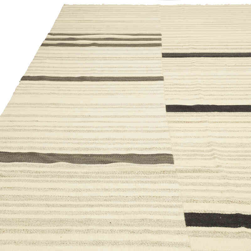New Turkish Kilim Rug - 13' 9" x 16' 10" (165" x 202") - K0080093
