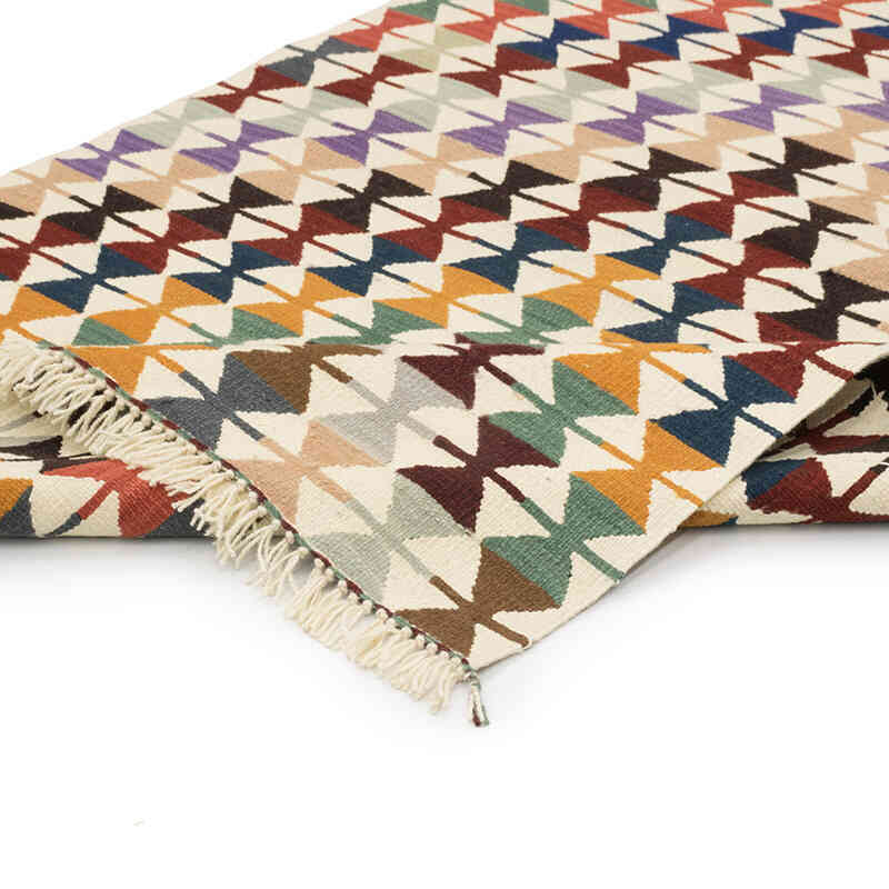 New Handwoven Turkish Kilim Rug - 4'  x 6' 2" (48" x 74") - K0080095