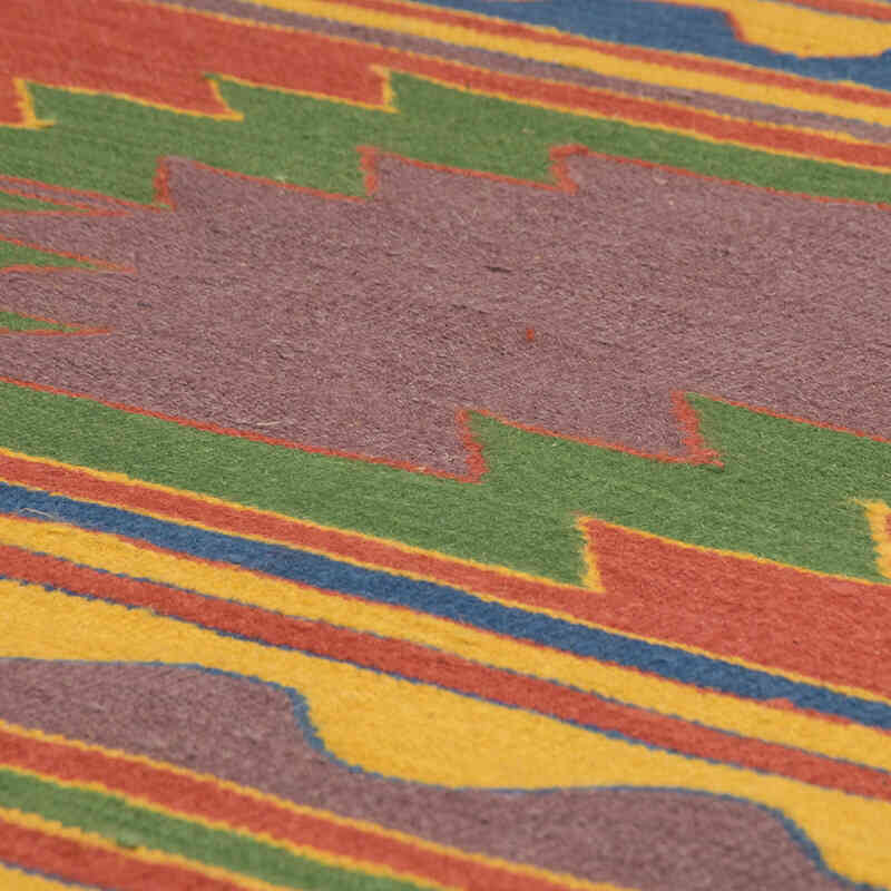 Yeni Kök Boya El Dokuma Yolluk Kilim - 84 cm x 292 cm - K0080096