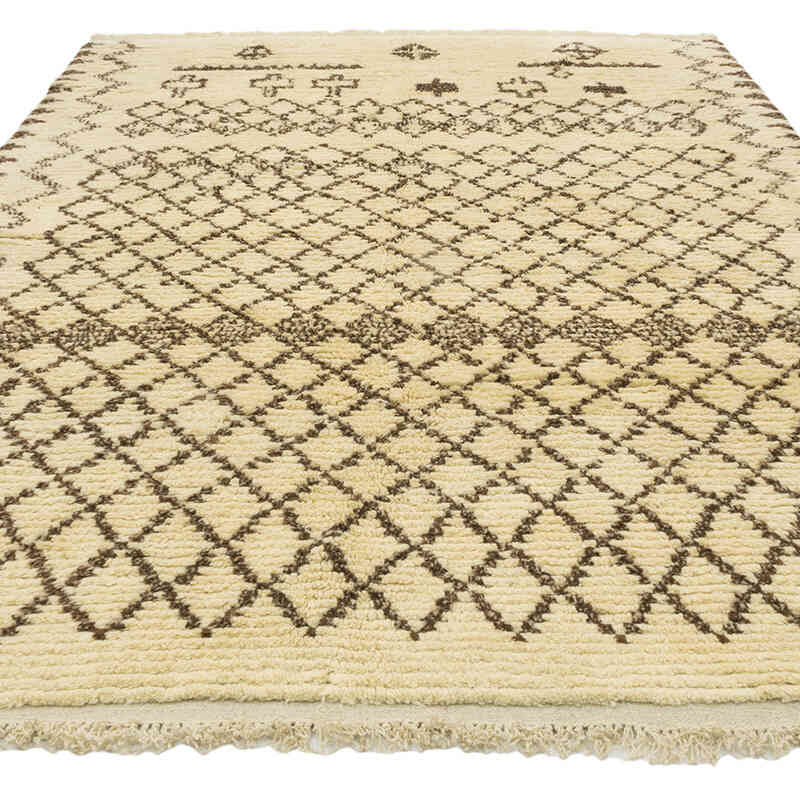 Nuevo  Alfombra 'Tulu' de estilo Marroquí Anudada a Mano - 212 cm x 320 cm - K0080098