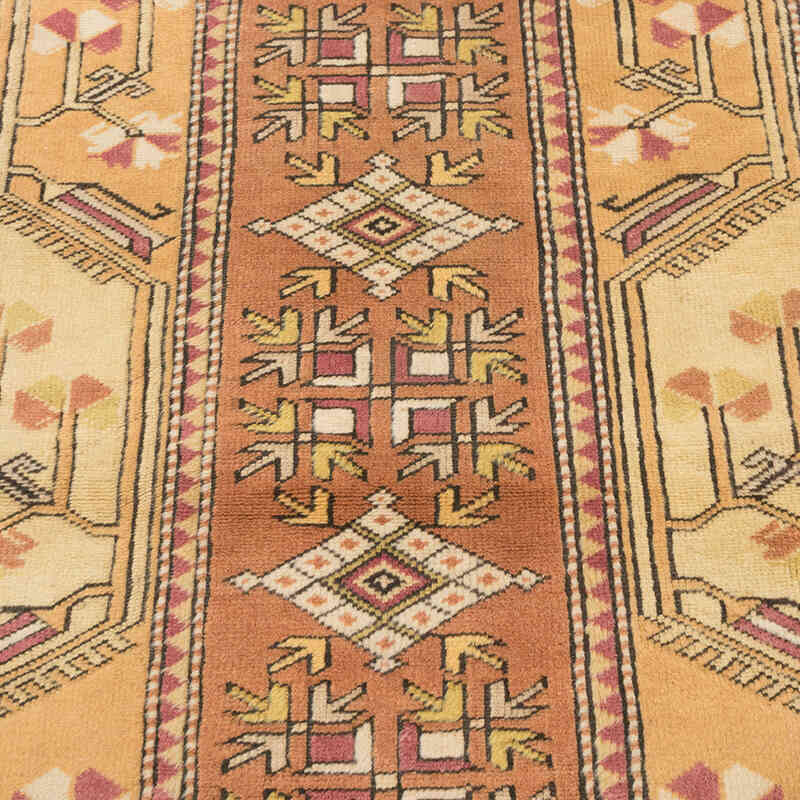 Alfombra Vintage Turca Anudada a Mano - 94 cm x 140 cm - K0080099
