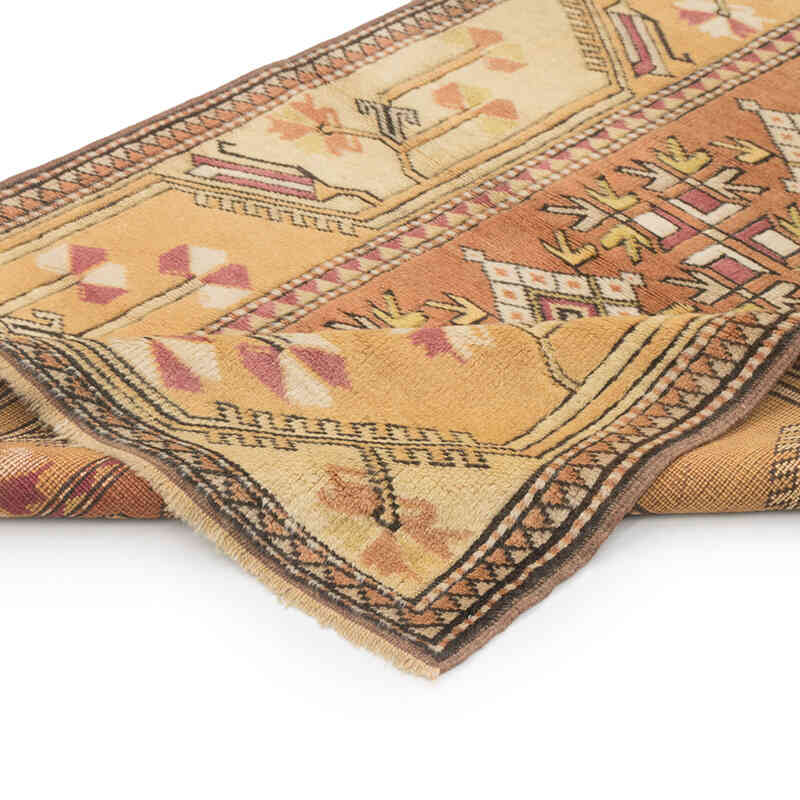 Alfombra Vintage Turca Anudada a Mano - 94 cm x 140 cm - K0080099