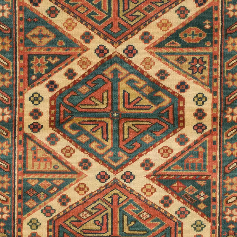 El Dokuma Vintage Halı - 105 cm x 144 cm - K0080100