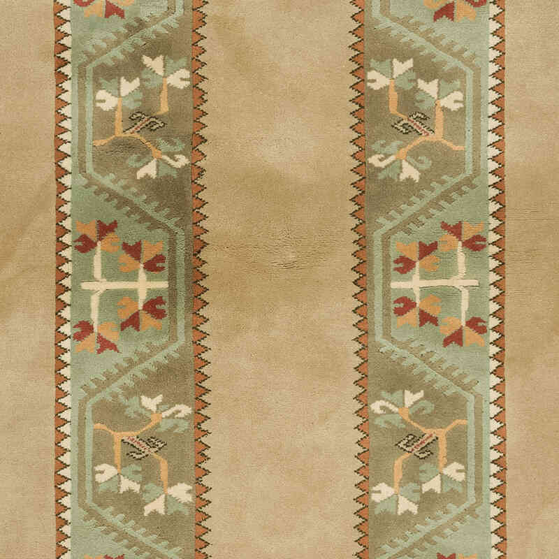 Vintage Turkish Hand-Knotted Rug - 4'  x 6' 4" (48" x 76") - K0080101