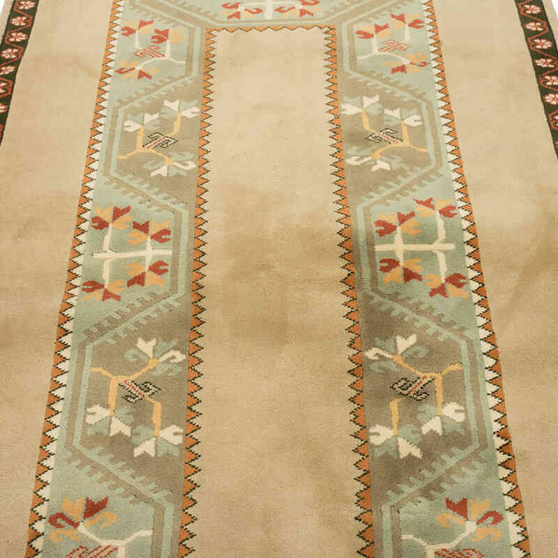 Vintage Turkish Hand-Knotted Rug - 4'  x 6' 4" (48" x 76") - K0080101