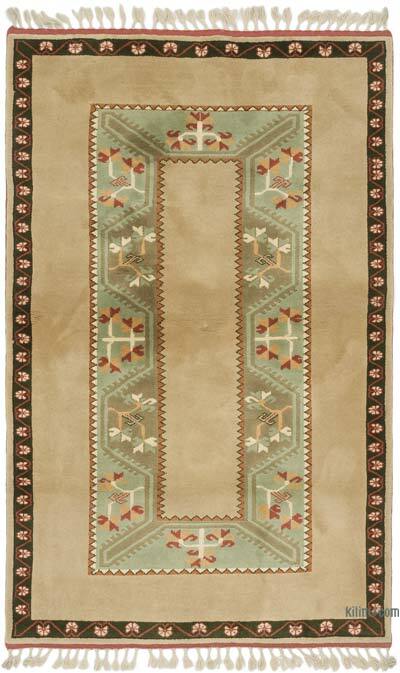 Vintage Turkish Hand-Knotted Rug - 4'  x 6' 4" (48" x 76")