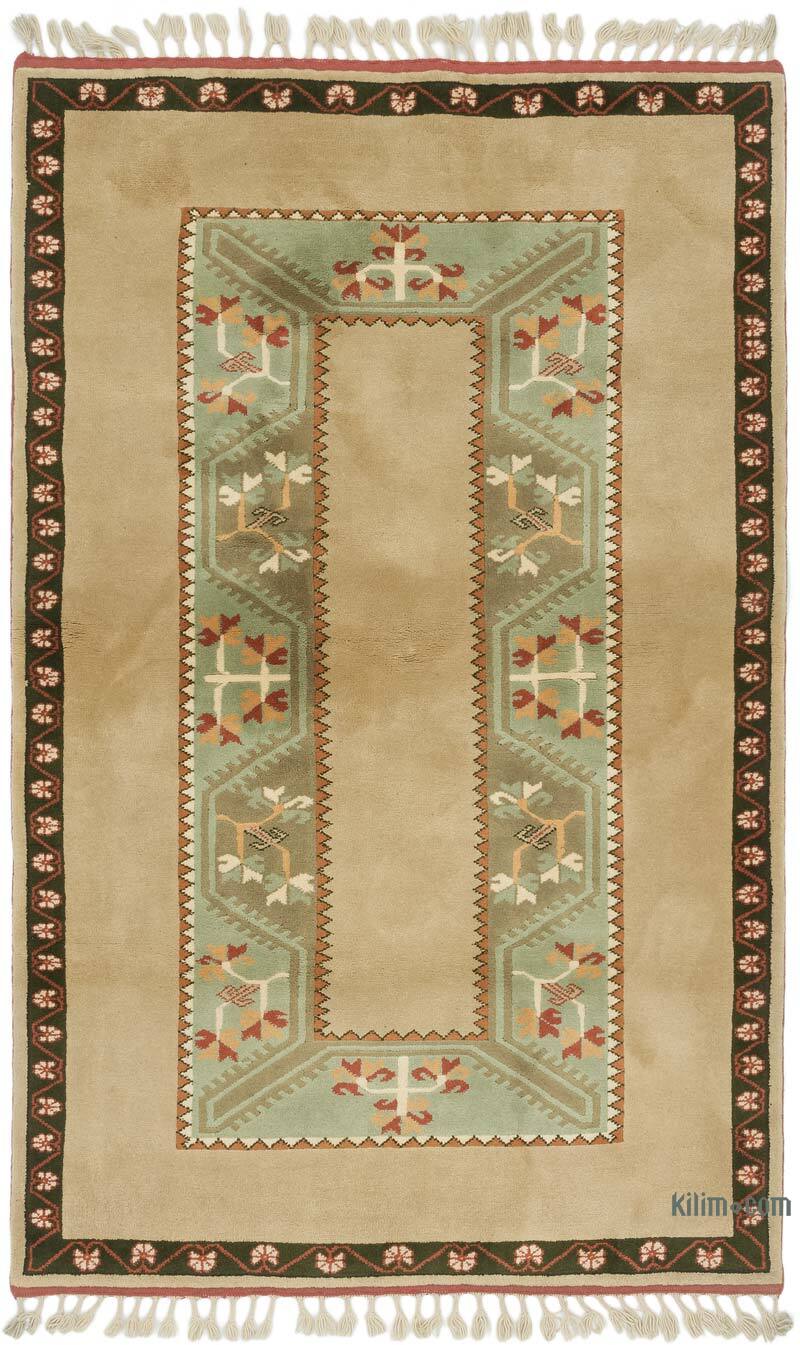 Vintage Turkish Hand-Knotted Rug - 4'  x 6' 4" (48" x 76") - K0080101
