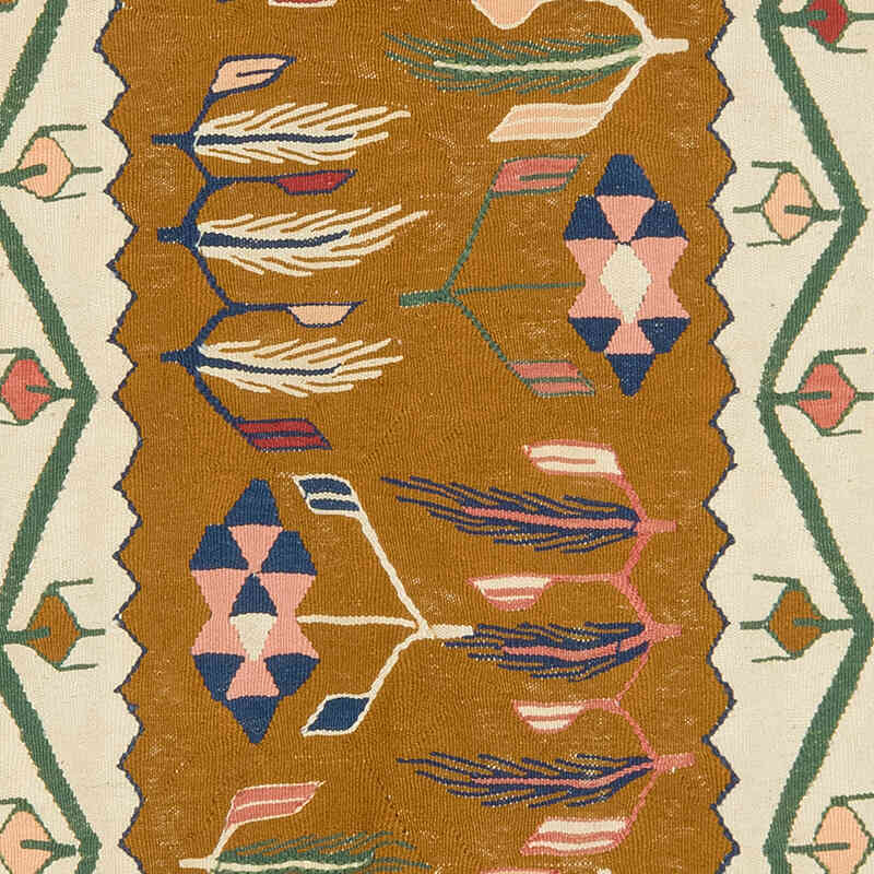 New Handwoven Turkish Kilim Rug - 3' 8" x 5' 6" (44" x 66") - K0080102
