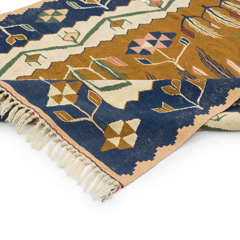 New Handwoven Turkish Kilim Rug - 3' 8" x 5' 6" (44" x 66") - K0080102