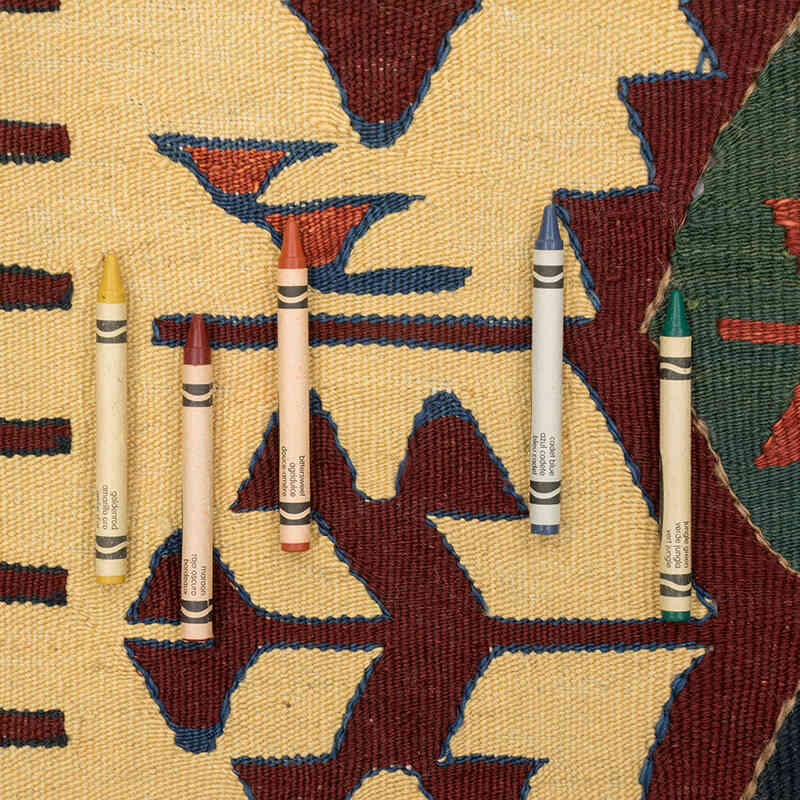 Nueva Alfombra Turca Kilim - 112 cm x 177 cm - K0080103