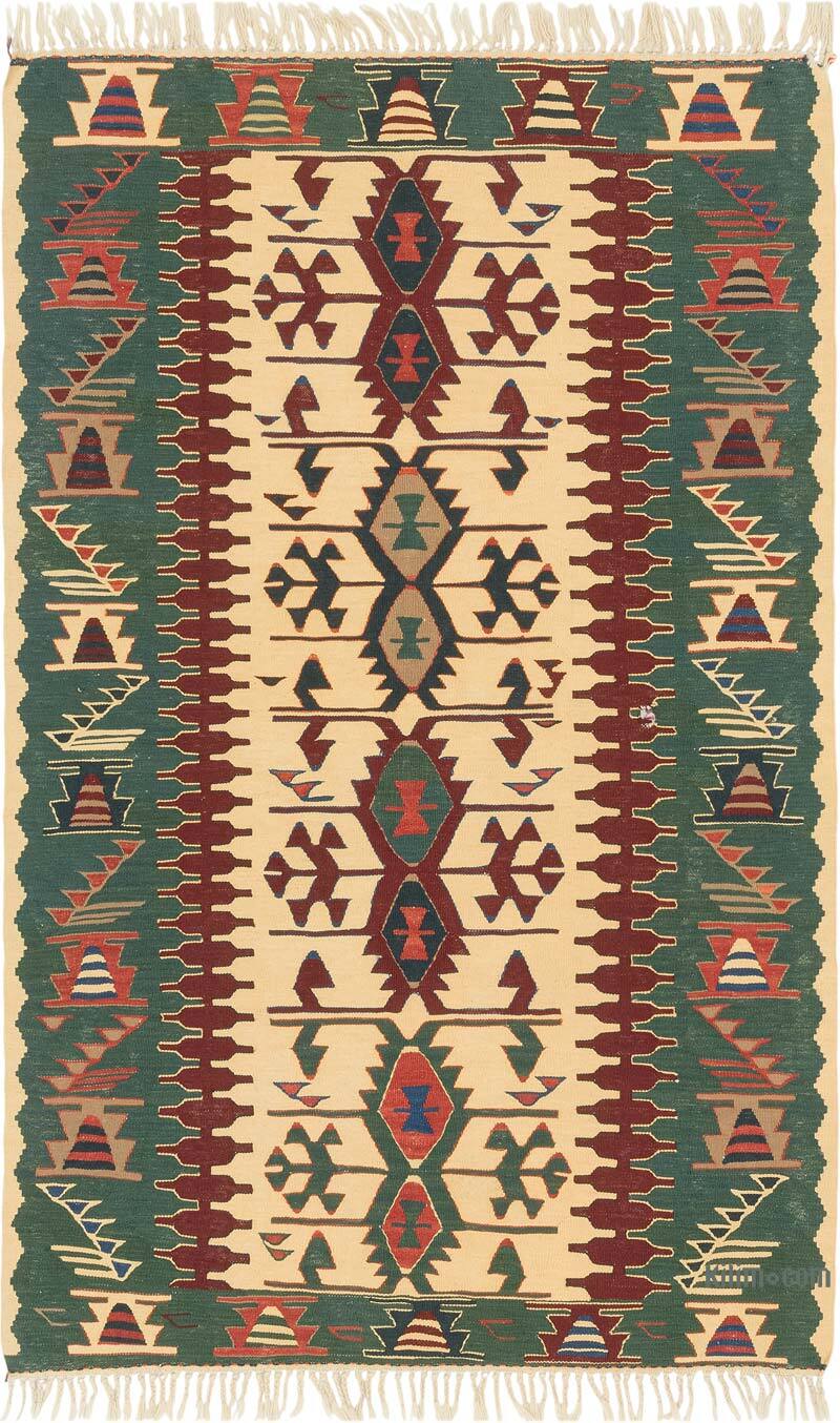 Nueva Alfombra Turca Kilim - 112 cm x 177 cm - K0080103