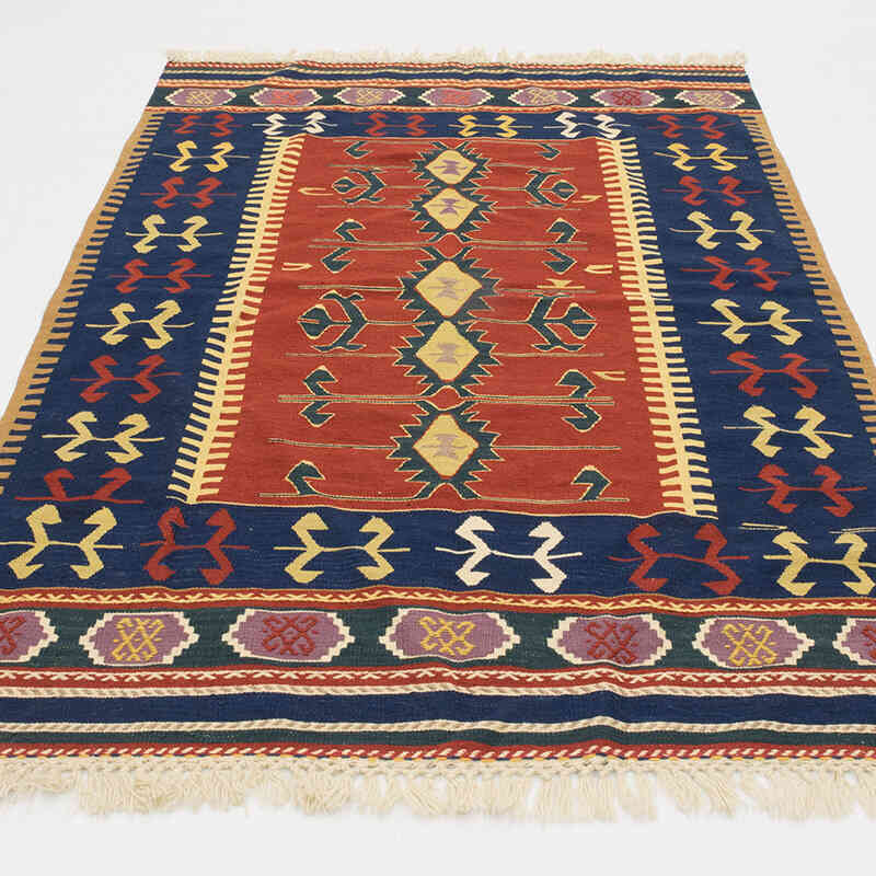 Nueva Alfombra Turca Kilim - 115 cm x 175 cm - K0080104